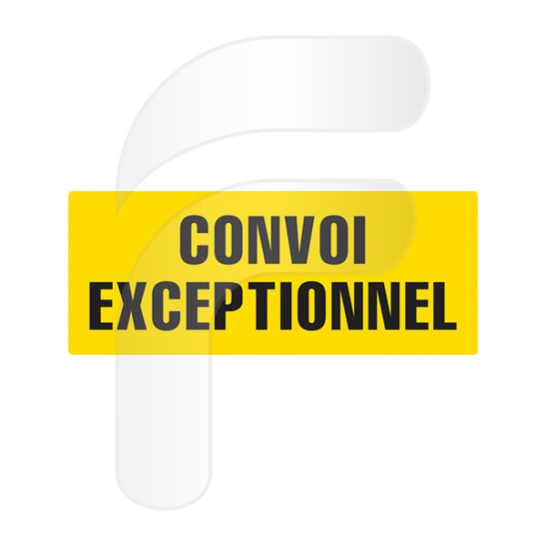 PANEL CONVOI EXCEPTIONNEL 730 X 300 MM